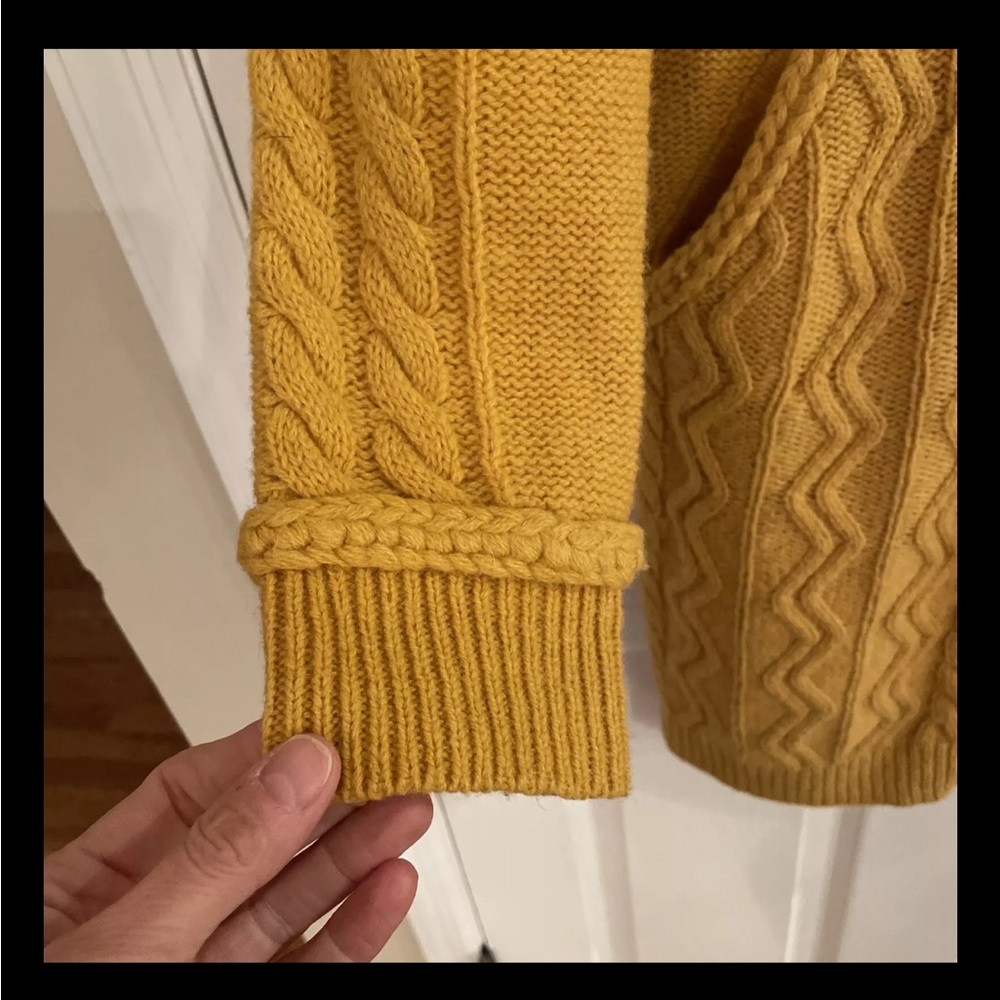 Anthropologie Sparrow Long Cardigan Sweater XS 100% Lambswool - Picture 6 of 7